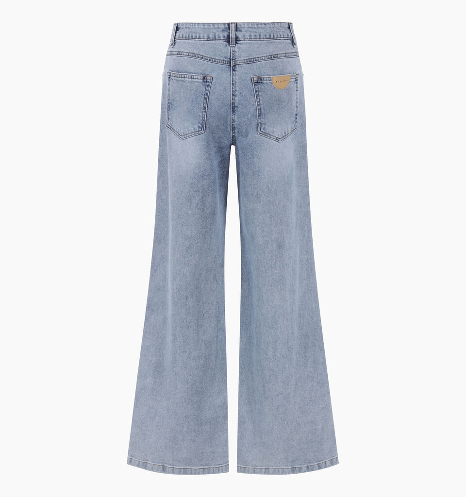 Blue flared jeans - sisley k women - Blue | Sisley K image number 2
